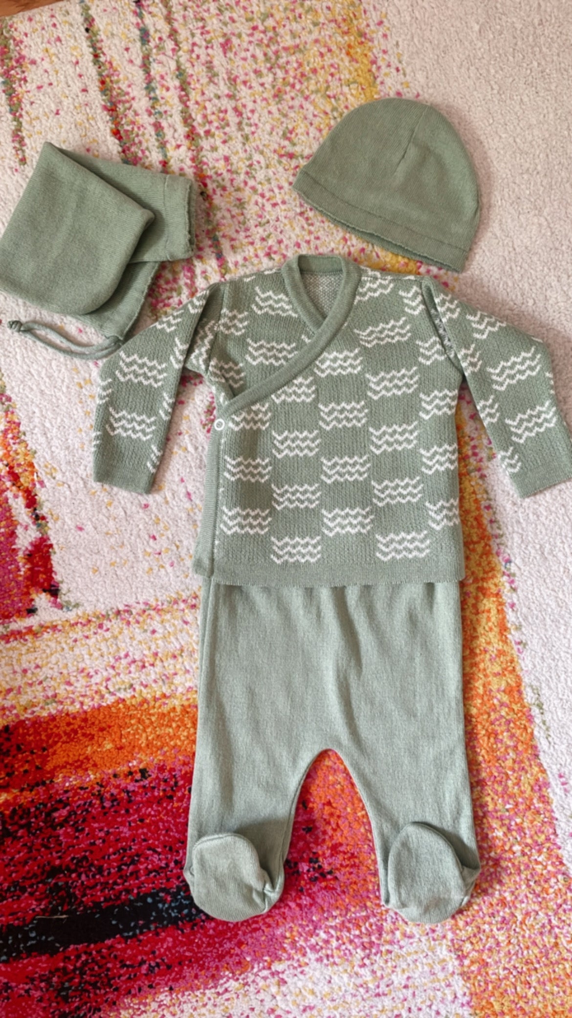 Coordinato newborn - Waves